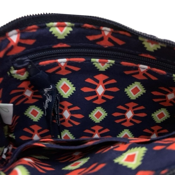 Vera Bradley Pushlock Wristlet Wallet Extra Keychains Retired Sun Valley - Picture 9 of 11